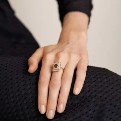 BAGUE LOVE OR & RUBIS