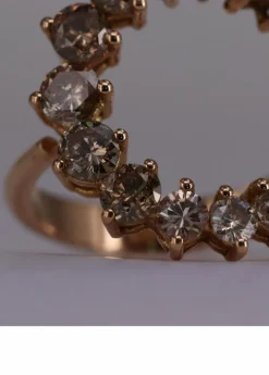 Bague lune Or jaune Diamant