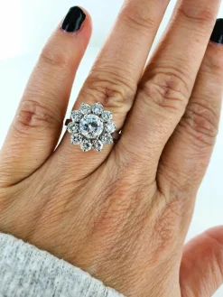Bague Marguerite 1.10ct