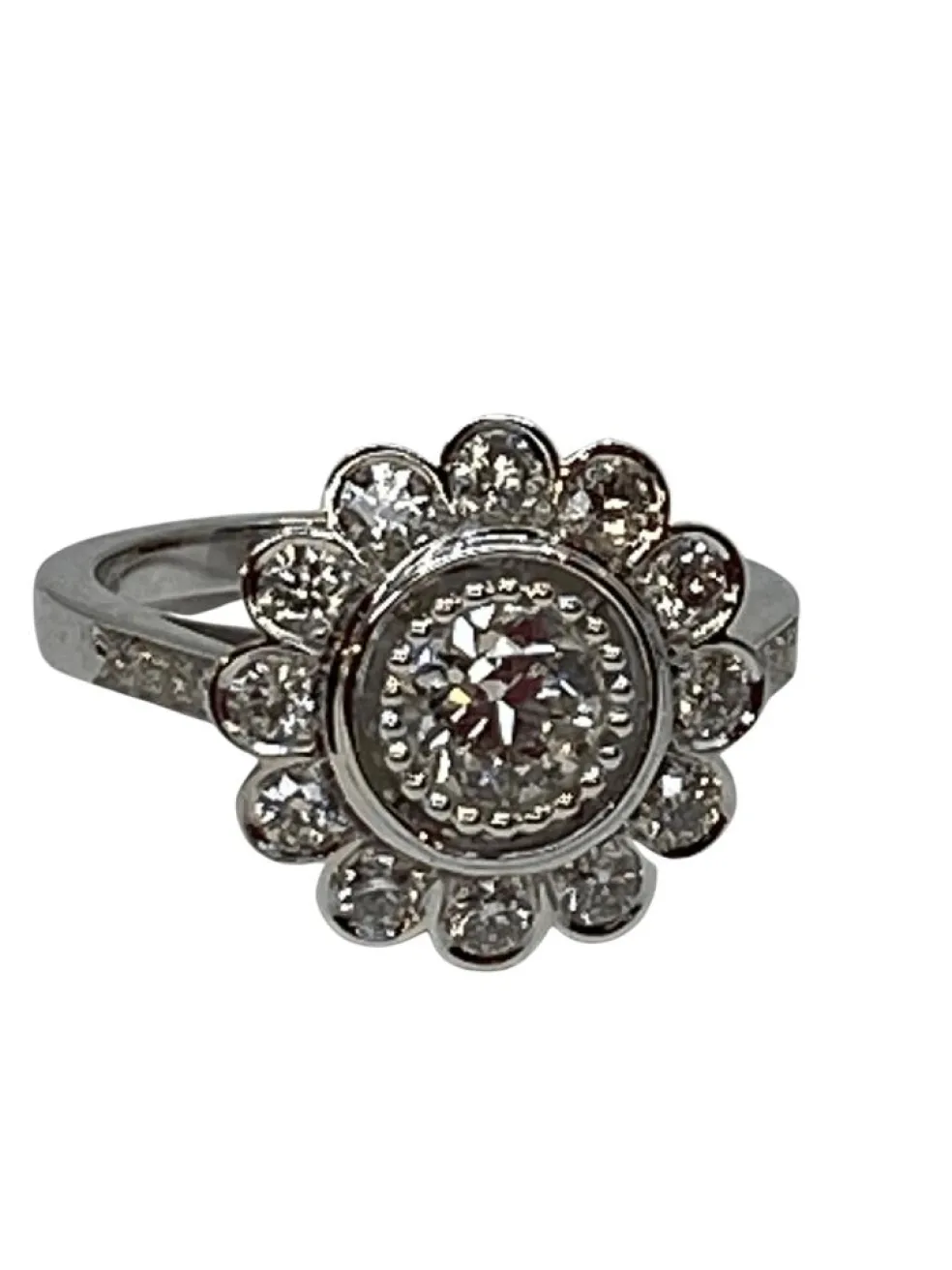 Bague Marguerite, diamant