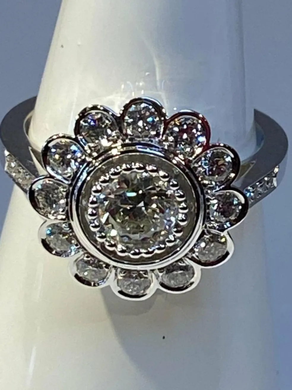 Bague Marguerite, diamant