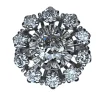Bague marguerite, diamants
