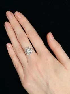 Bague Marguerite Diamants