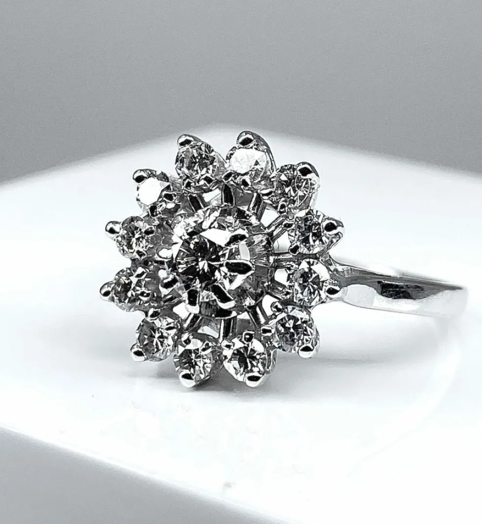 Bague Marguerite Diamants