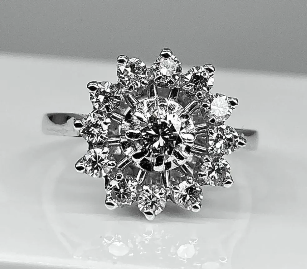 Bague Marguerite Diamants