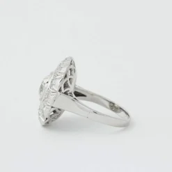 Bague marguerite diamants