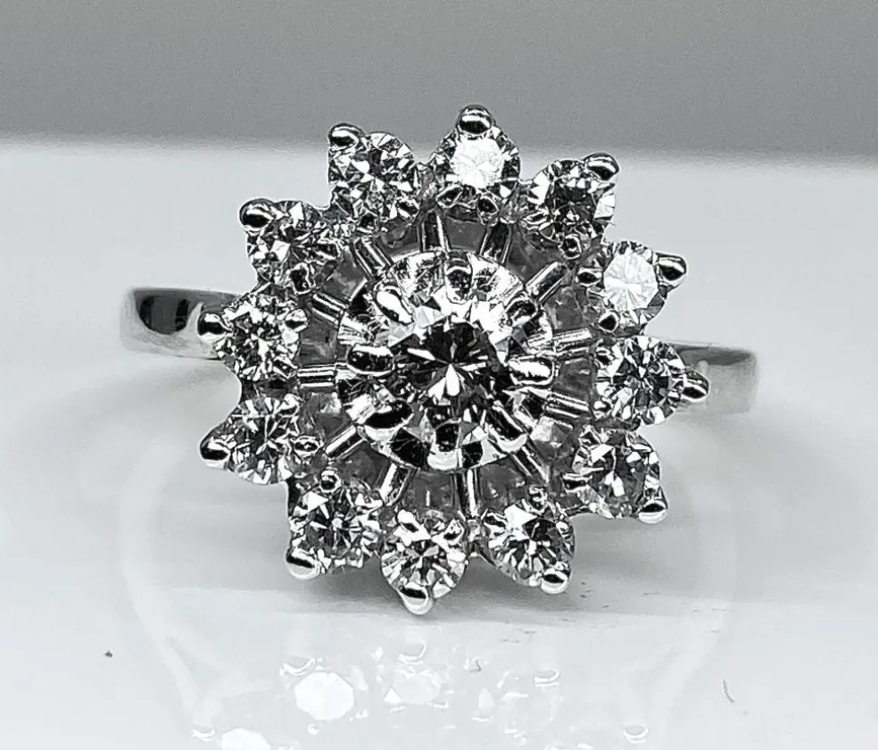 Bague Marguerite Diamants