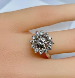 Bague Marguerite Diamants