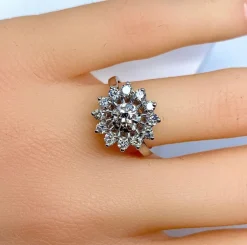 Bague Marguerite Diamants