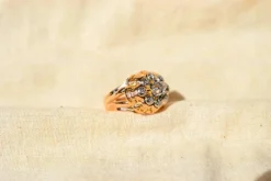 Bague Marguerite dôme Diamants