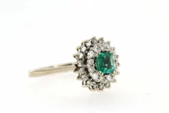 Bague Marguerite Emeraude