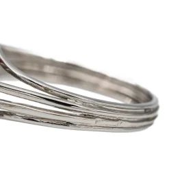 Bague Marguerite Or blanc Rubis