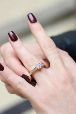 Bague Marguerite Or jaune Diamant