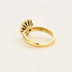 Bague Marguerite Or jaune, Rubis et Diamants