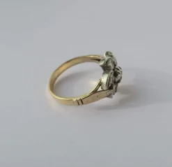Bague marguerite régionale diamants fin XVIIIe - début XIXe