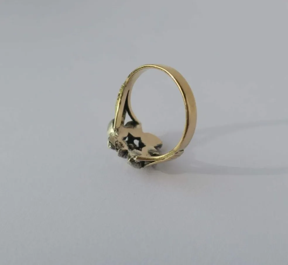 Bague marguerite régionale diamants fin XVIIIe - début XIXe