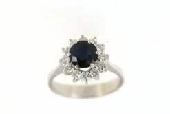 Bague Marguerite Saphir
