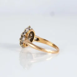 Bague Marguerite Saphir Diamants