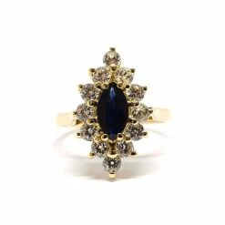 Bague Marguerite Saphirs & Diamants
