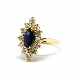 Bague Marguerite Saphirs & Diamants