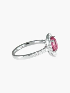 Bague Marguerite Tourmaline Rouge