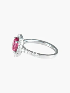 Bague Marguerite Tourmaline Rouge