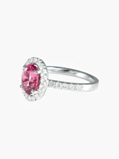 Bague Marguerite Tourmaline Rouge