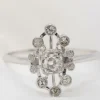 Bague Marquise ajourée Diamants