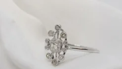 Bague Marquise ajourée Diamants