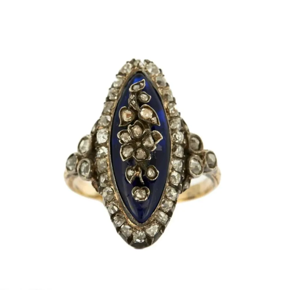 BAGUE MARQUISE DIAMANTS