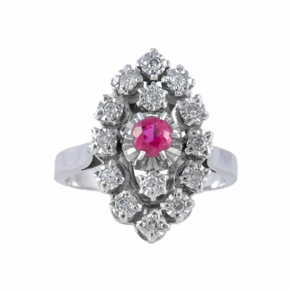 Bague Marquise diamants