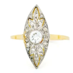 Bague Marquise diamants