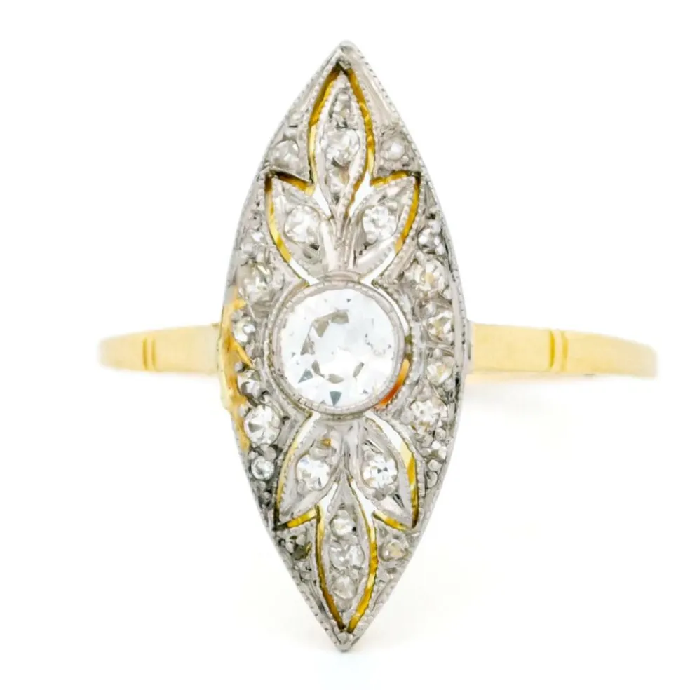 Bague Marquise diamants