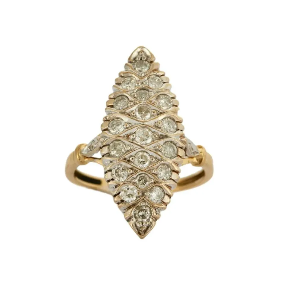 BAGUE MARQUISE DIAMANTS