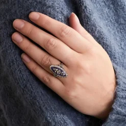 BAGUE MARQUISE DIAMANTS