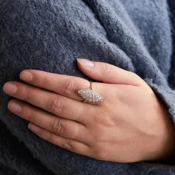 BAGUE MARQUISE DIAMANTS