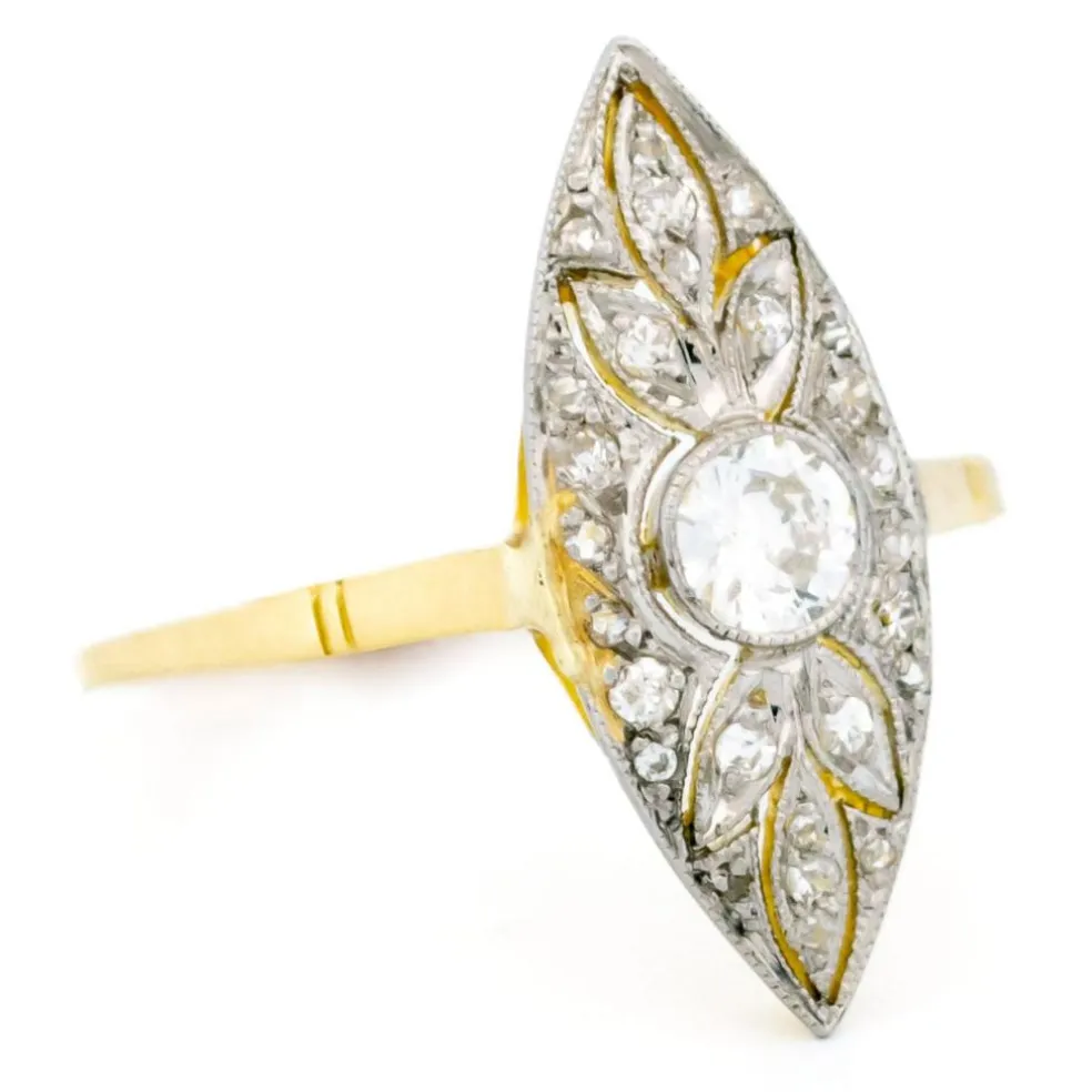 Bague Marquise diamants