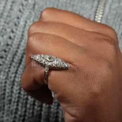 Bague Marquise Diamants