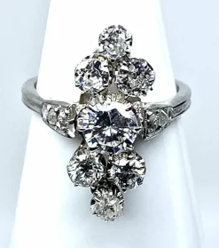 Bague Marquise diamants