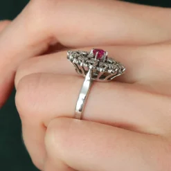 Bague Marquise diamants
