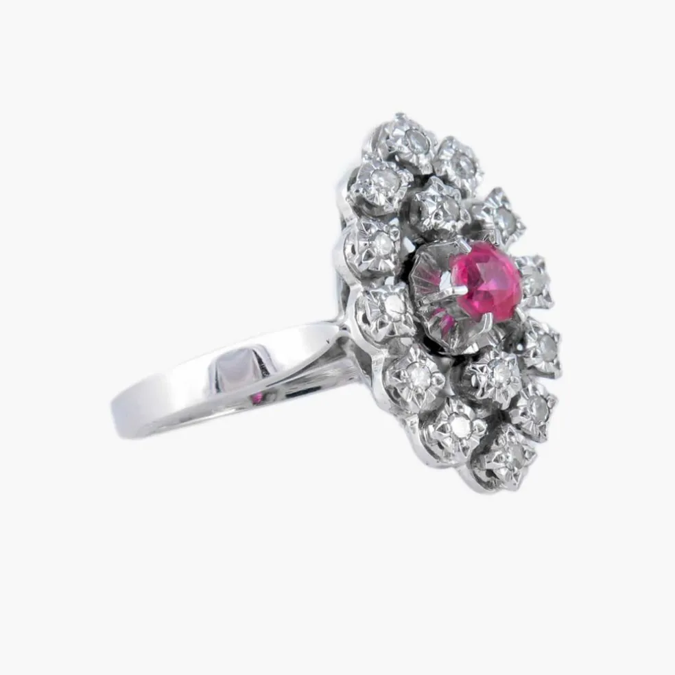 Bague Marquise diamants