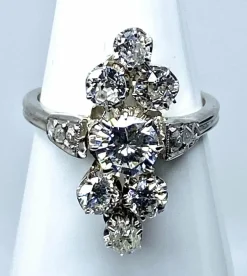 Bague Marquise diamants