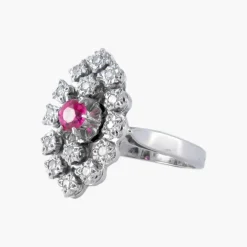 Bague Marquise diamants