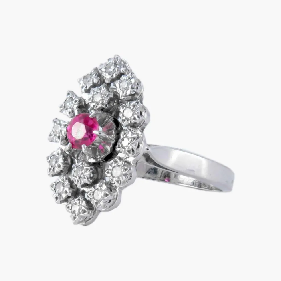Bague Marquise diamants