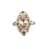 Bague Marquise Diamants en Or Et Platine