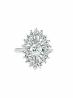 BAGUE MARQUISE OR & DIAMANTS