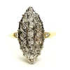 Bague Marquise Or blanc Diamant