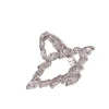 Bague marquise Or blanc Diamant