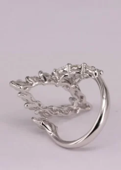 Bague marquise Or blanc Diamant