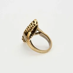 Bague Marquise Or Blanc Diamants
